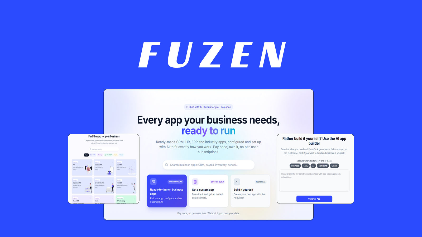 واجهة أداة Fuzen