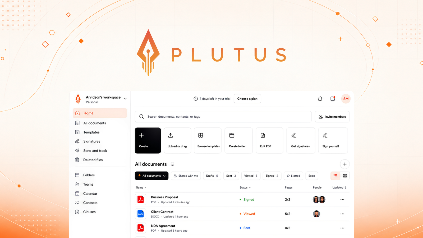 واجهة أداة PlutusDoc