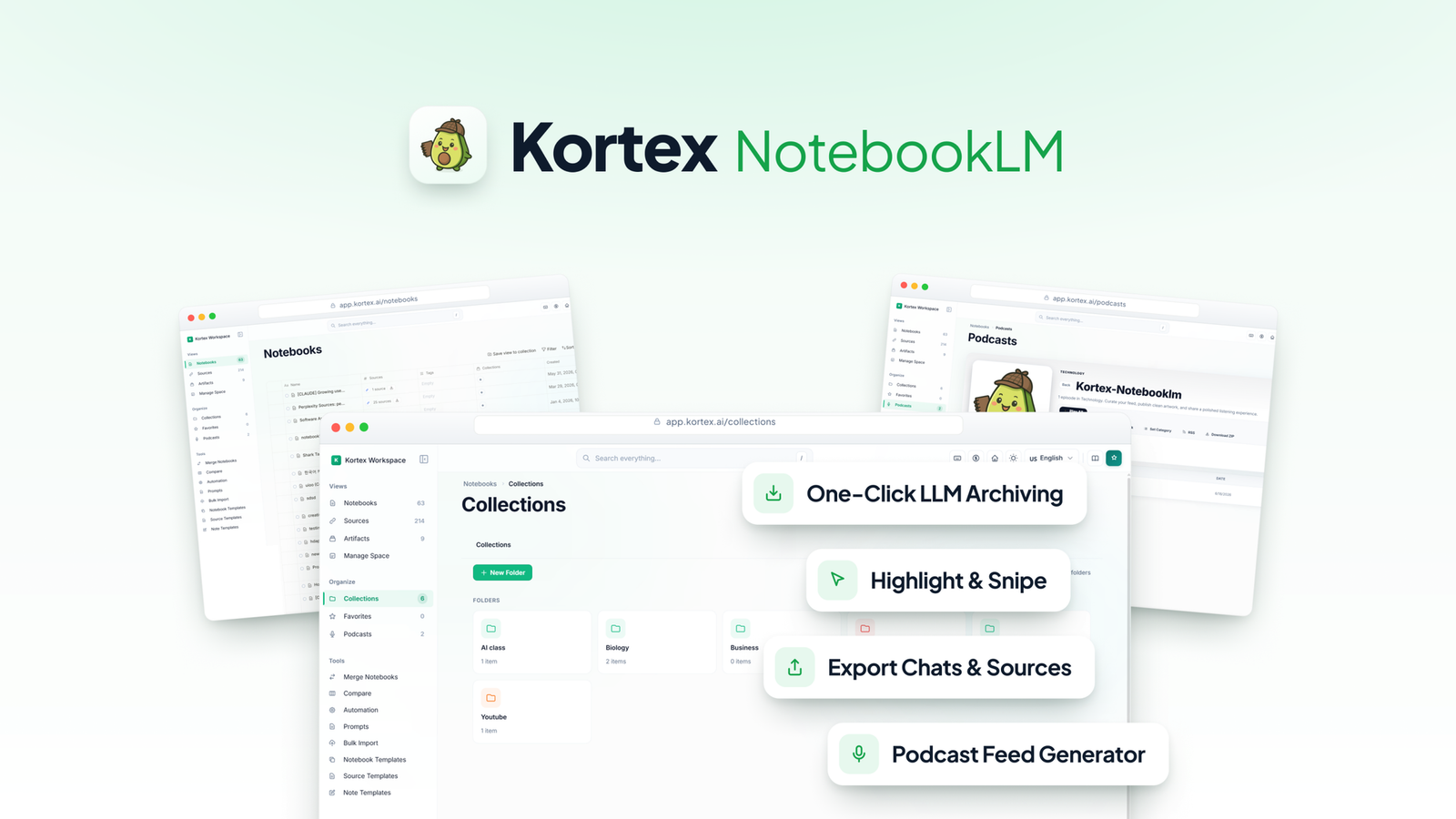 الصورة المميزة لأداة Kortex على AppSumo