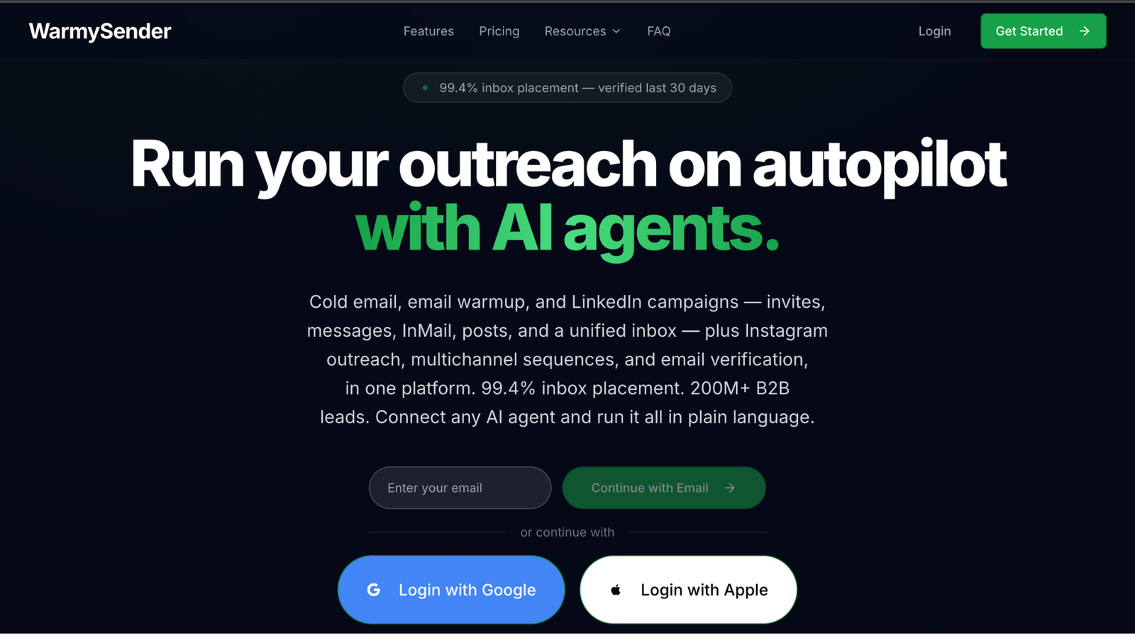 قاعدة بيانات B2B في WarmySender