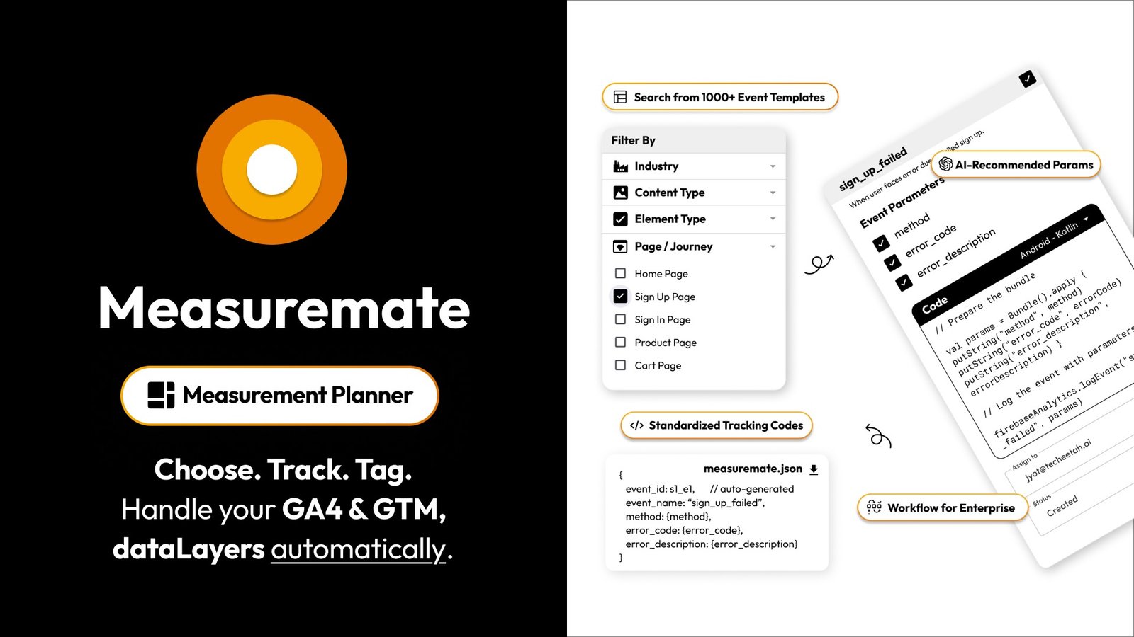 تنبيهات ذكية ورؤى تحويلات داخل Measuremate
