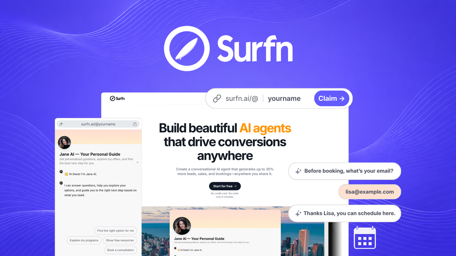 الصورة المميزة لأداة Surfn AI على AppSumo