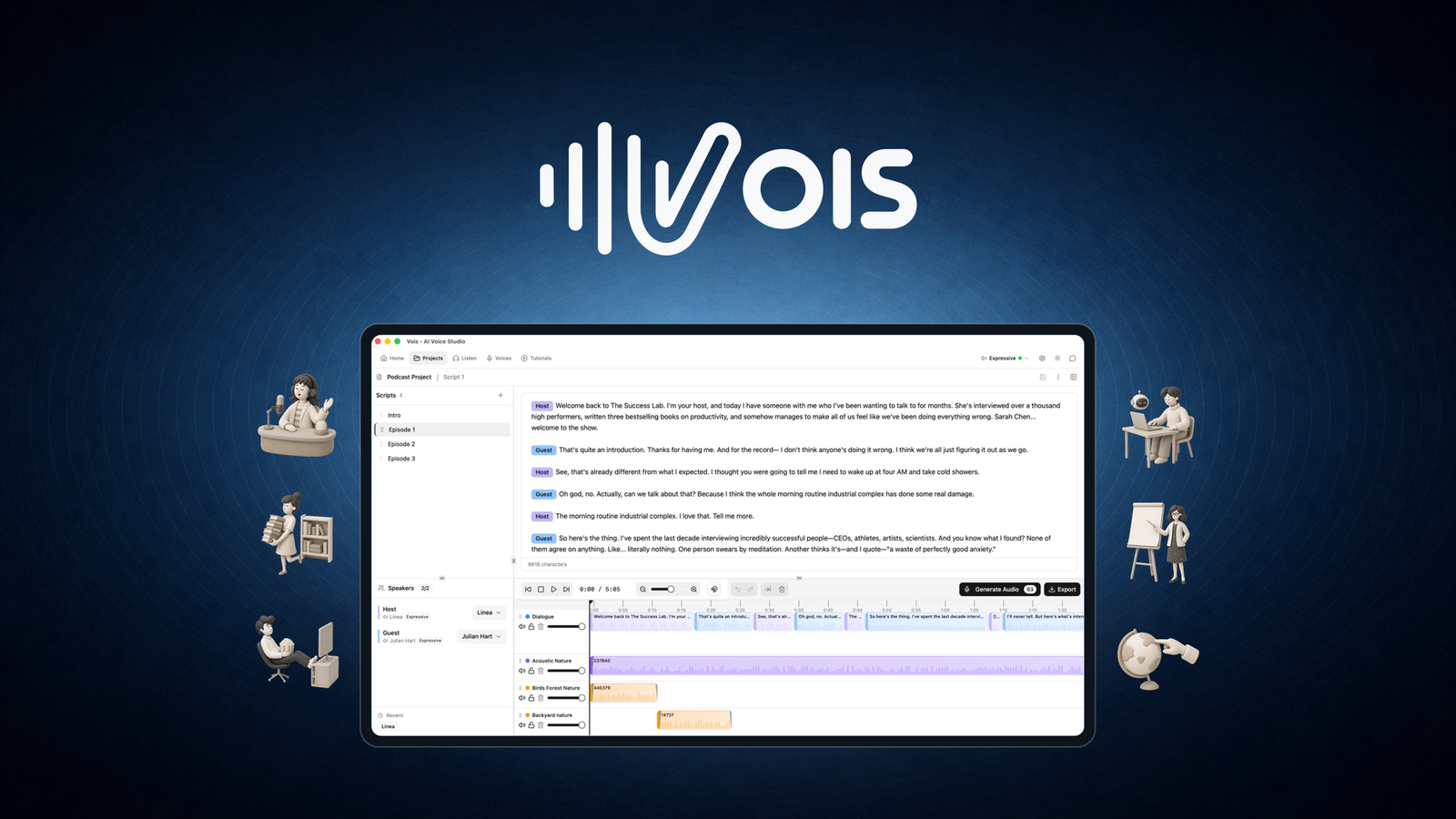 الصورة المميزة لأداة Vois Studio على AppSumo