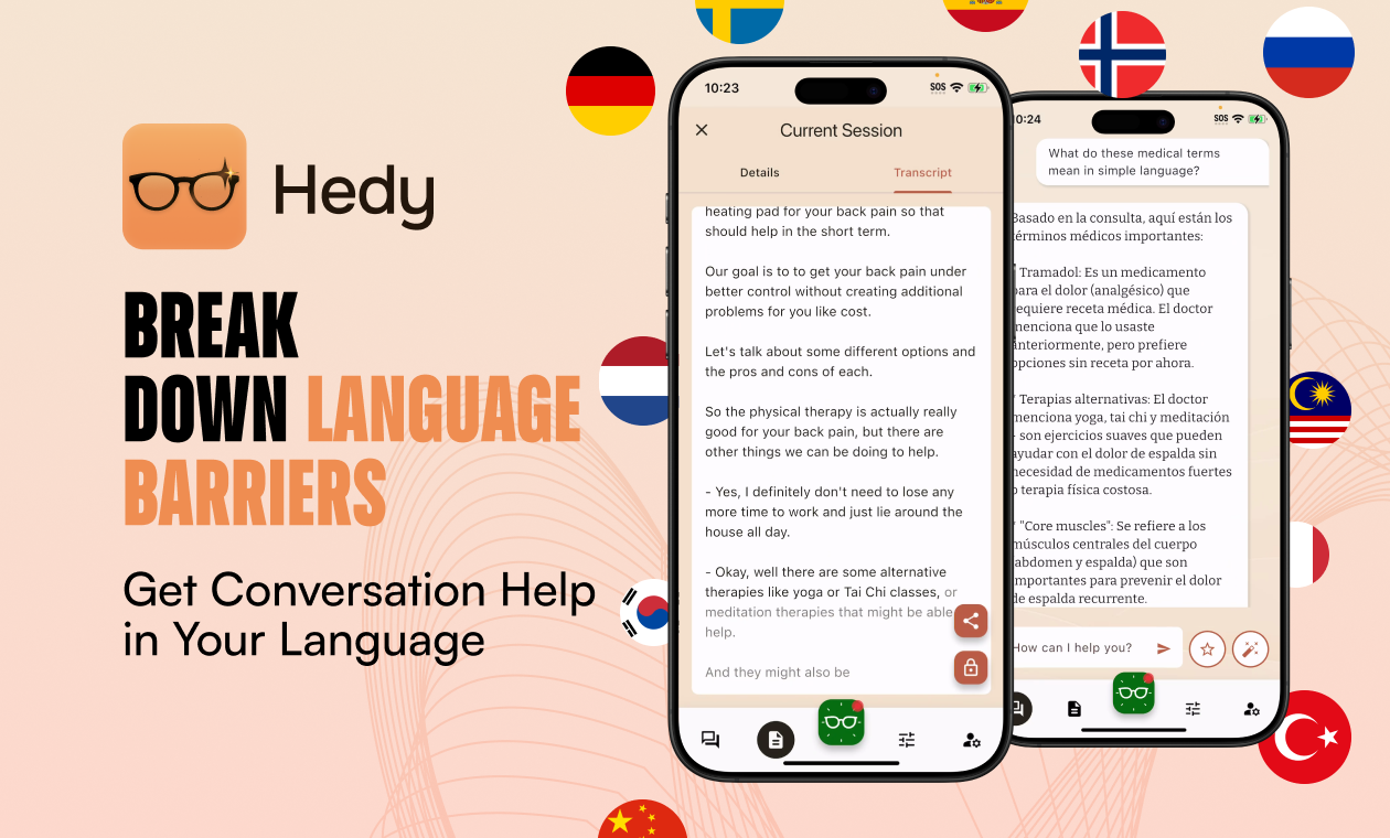 تكاملات Hedy AI مع أدوات العمل